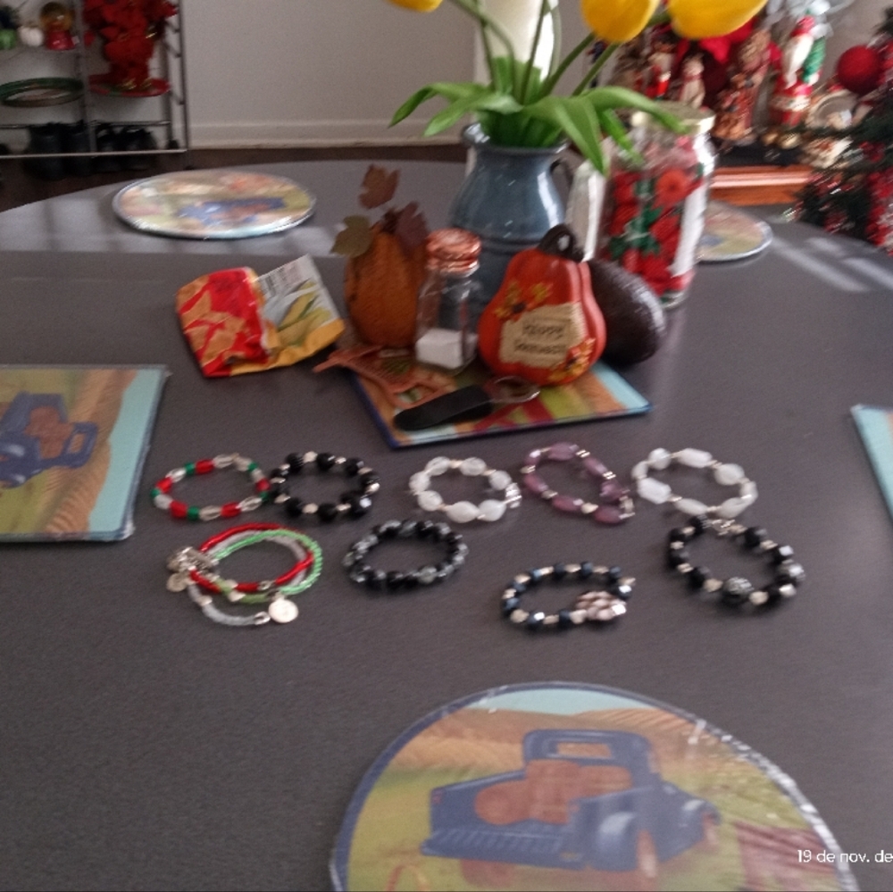 Handmade Beaded Bracelets Set